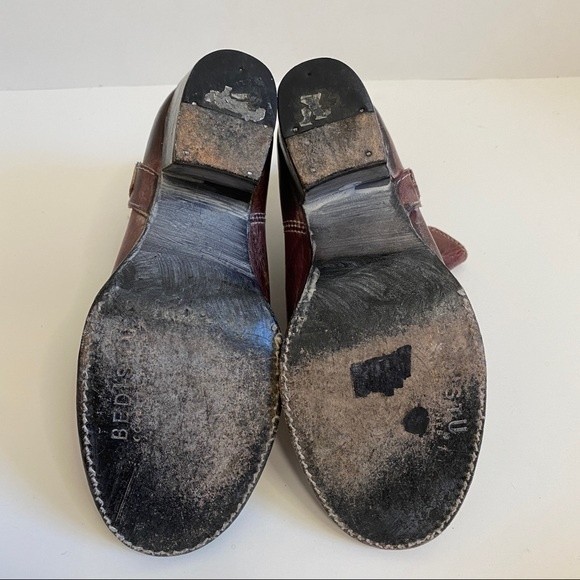 Bed Stu Women's Liberate Rustic Heeled Boot Dark Scarlett 7.5 - Picture 8 of 8